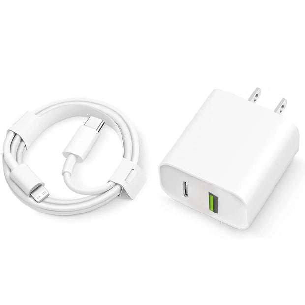 20W Fast Charger For iPhone 13 mini 12 11 pro  14 Pro Max Plus X XR XS USB Type C Fast Charging Charger Cable Accessories