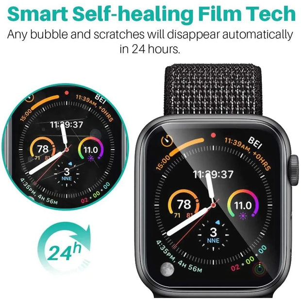3Pcs TPU For iWatch Screen Protector For iPhone 38MM 40MM 41MM 42MM 44MM 45MM 49MM Hydrogel Film